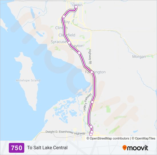 750 train Line Map