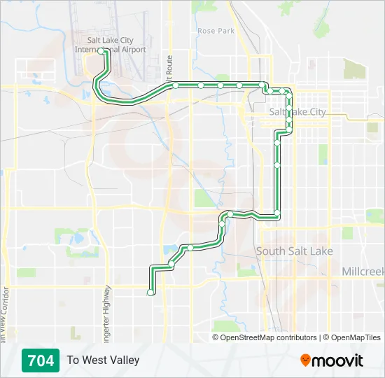 704 Light Rail Line Map