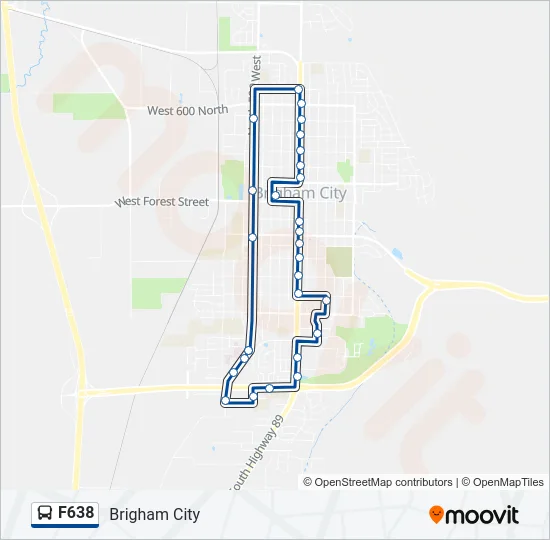 F638 Bus Line Map