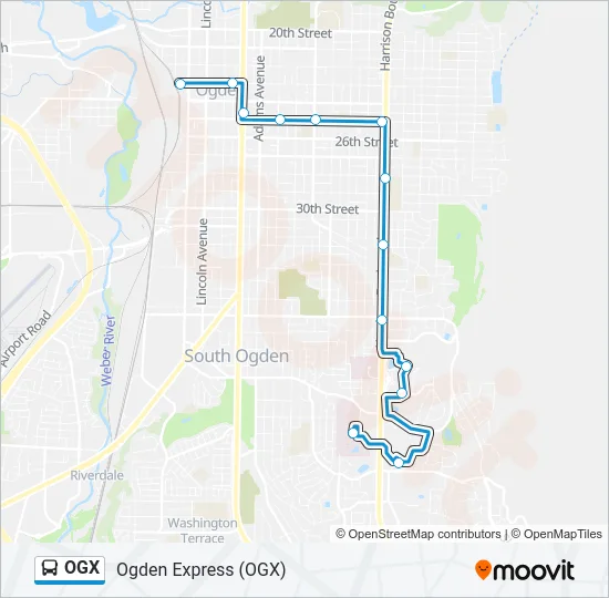 OGX Bus Line Map