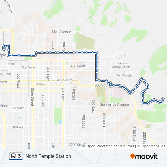 Uta Maps And Schedules 3 Route: Schedules, Stops & Maps - North Temple Station (Updated)