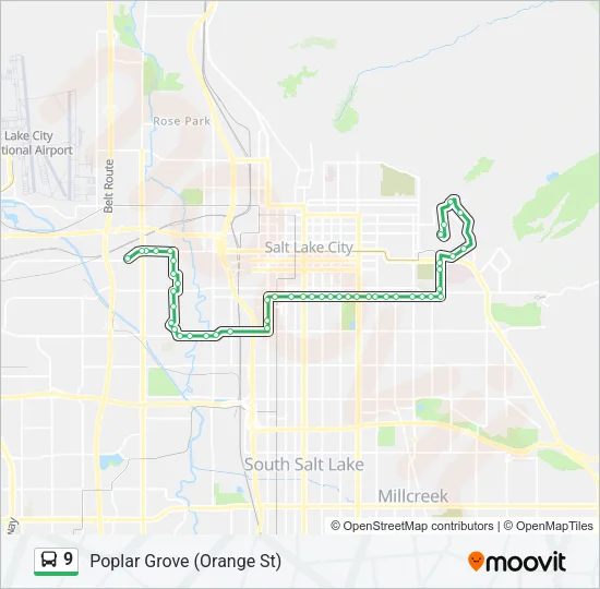 9 Bus Line Map