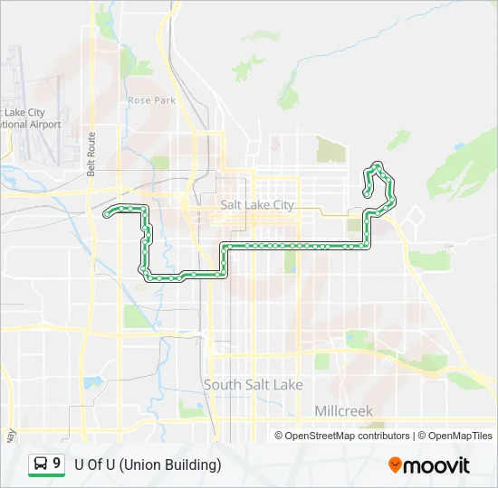 9 Bus Line Map