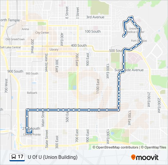 17 Bus Line Map