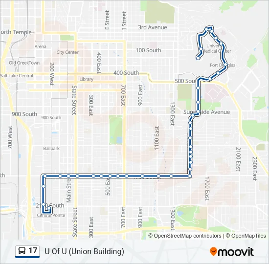 17 Bus Line Map