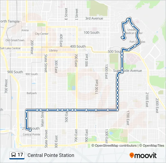 17 Bus Line Map