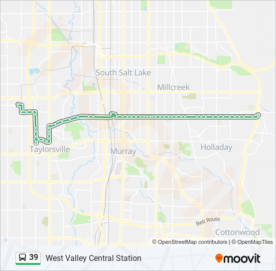 39 Bus Line Map