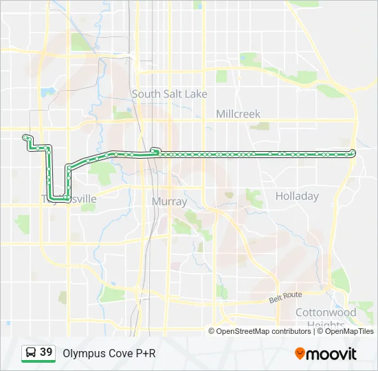 39 Bus Line Map