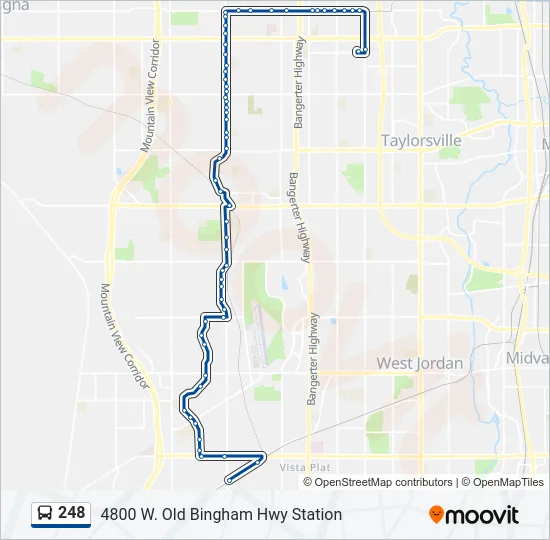 248 Bus Line Map