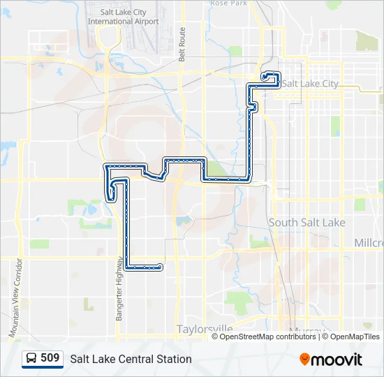 509 Bus Line Map