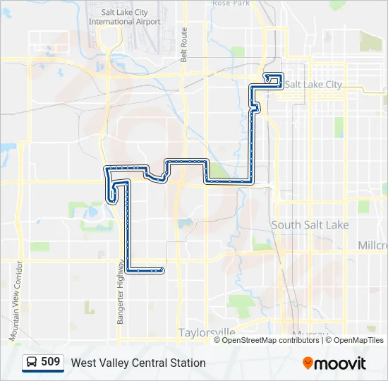 509 Bus Line Map