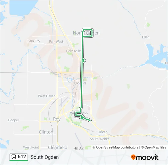 612 Bus Line Map