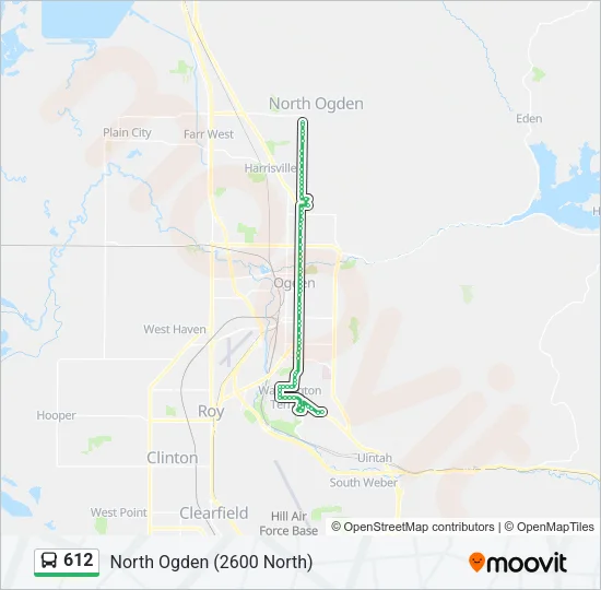 612 Bus Line Map