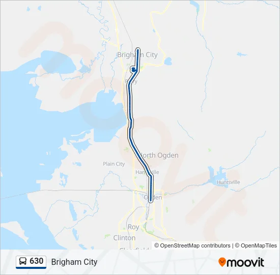 630 Bus Line Map