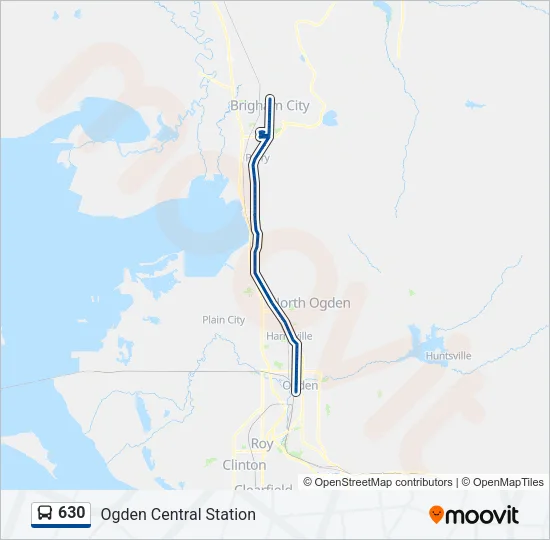 630 Bus Line Map