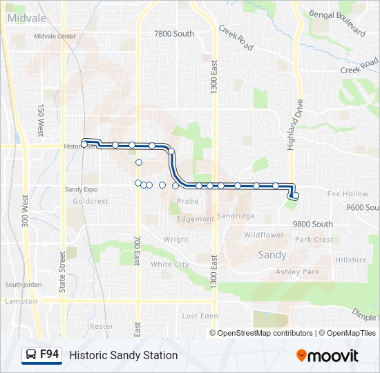 F94 Bus Line Map