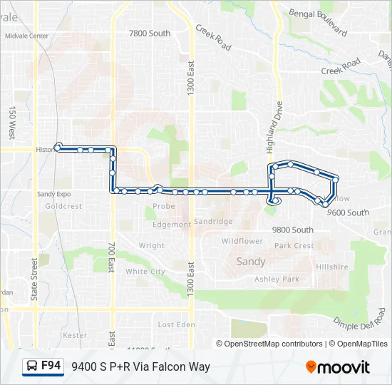 F94 Bus Line Map