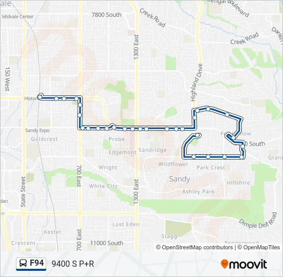 F94 Bus Line Map