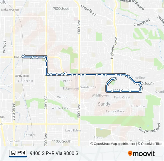F94 Bus Line Map