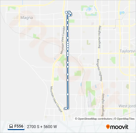 F556 Bus Line Map