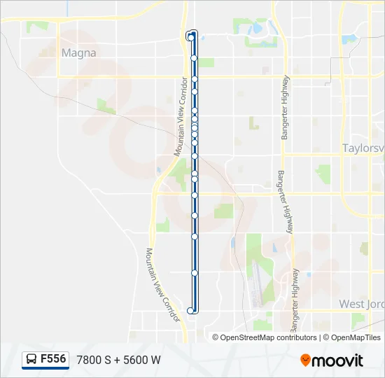 F556 Bus Line Map