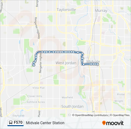 F570 Bus Line Map
