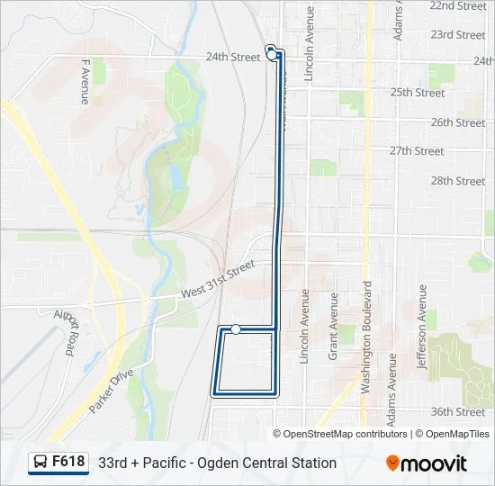 F618 Bus Line Map