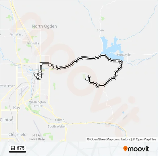 675 Bus Line Map