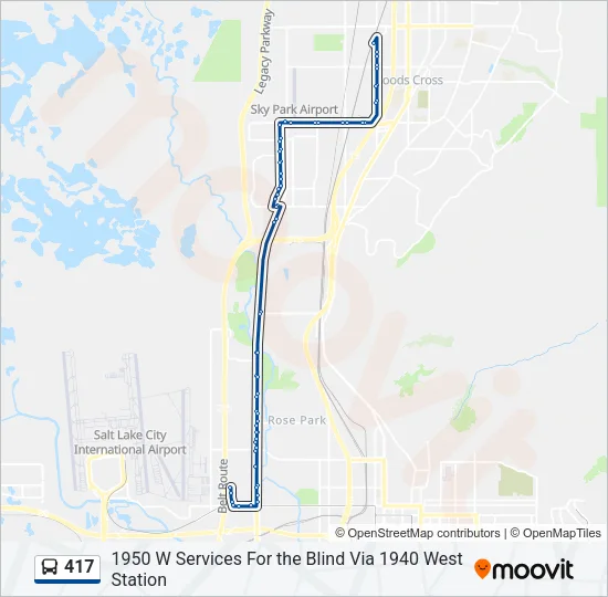 417 Bus Line Map