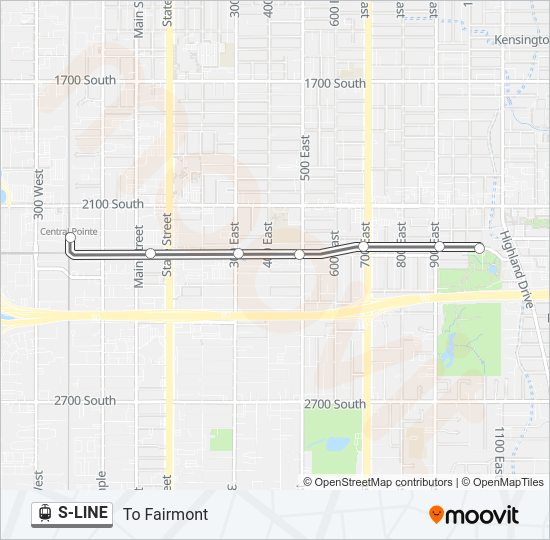 S-LINE Light Rail Line Map