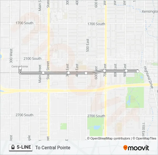S-LINE Light Rail Line Map
