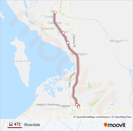 472 bus Line Map