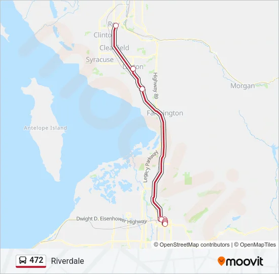 472 Bus Line Map