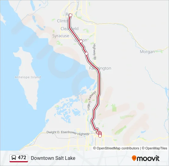 472 Bus Line Map