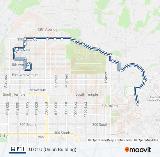 F11 Bus Line Map