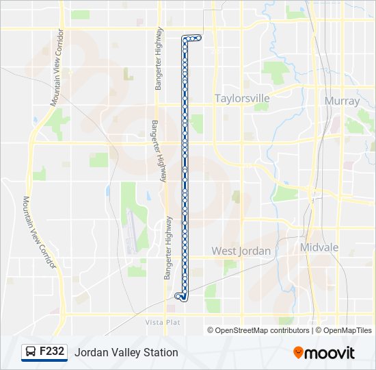 F232 bus Line Map