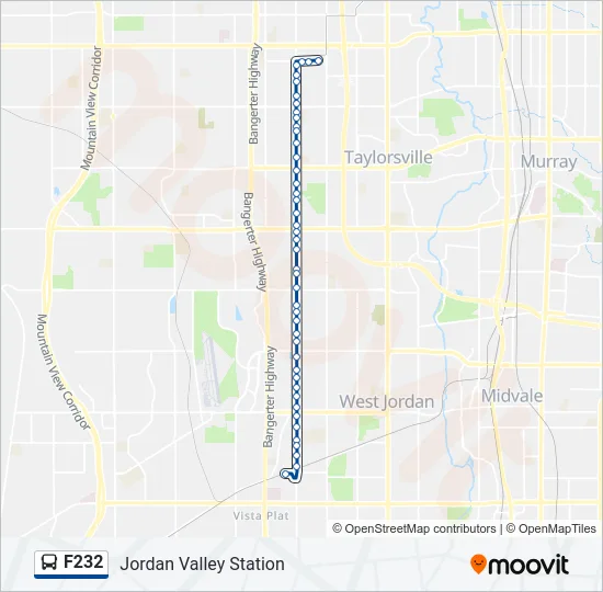 F232 Bus Line Map