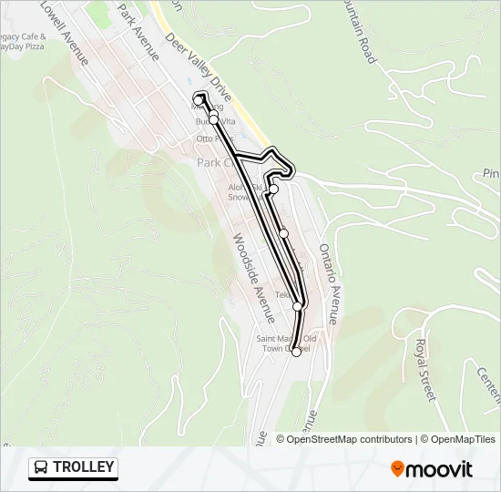 TROLLEY Bus Line Map
