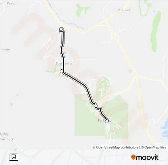 10 WHITE Bus Line Map