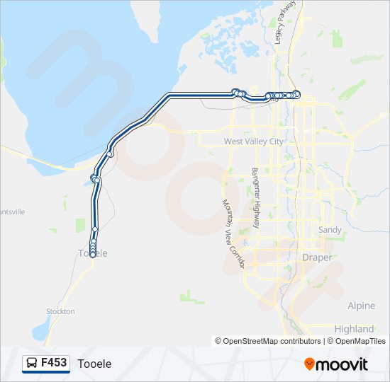 F453 Bus Line Map