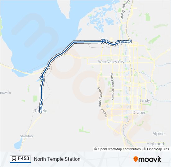 F453 Bus Line Map