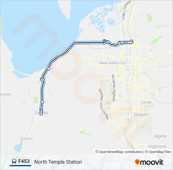 F453 Bus Line Map
