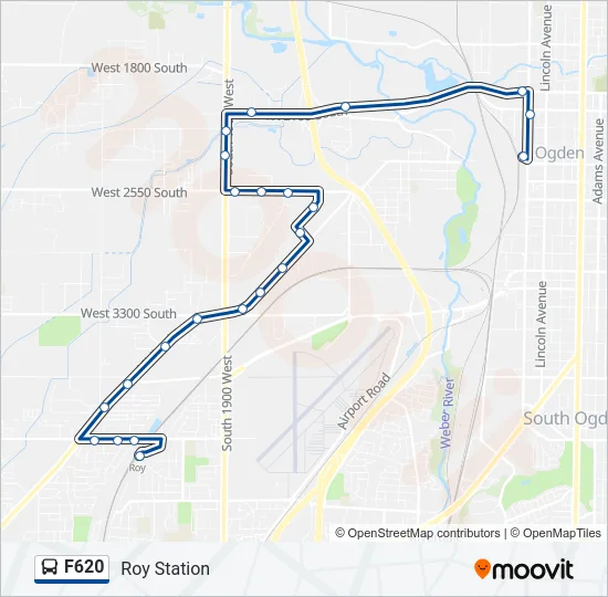F620 Bus Line Map