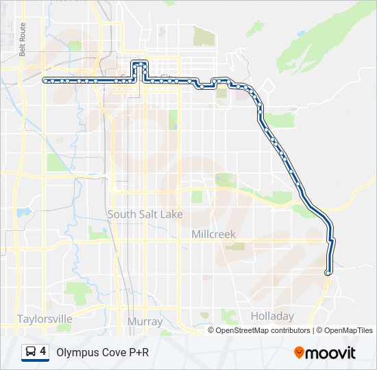 4 bus Line Map