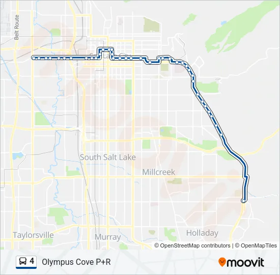 4 Bus Line Map