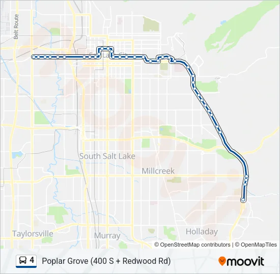 4 Bus Line Map