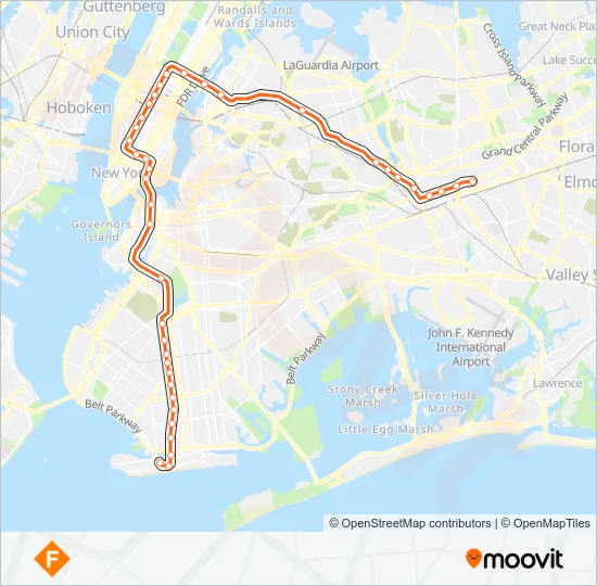 FX Subway Line Map
