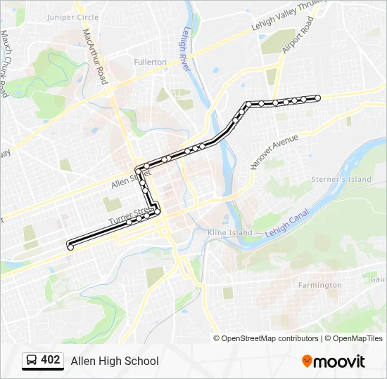 402 Route: Schedules, Stops & Maps - Allen High School (Updated)