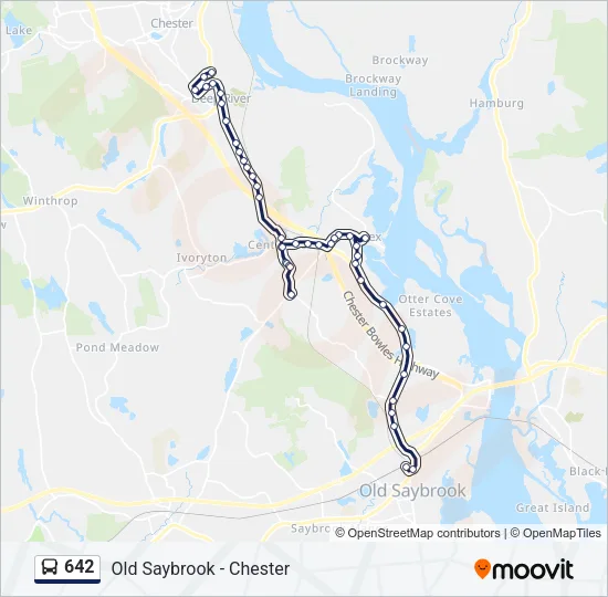 642 Bus Line Map