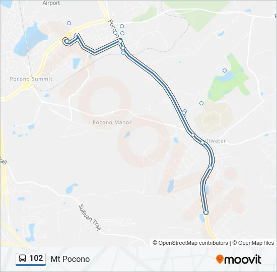 102 Bus Line Map